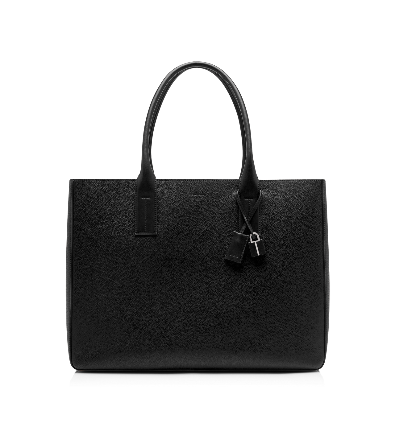 GRAIN LEATHER T-LINE EAST-WEST TOTE image number 0