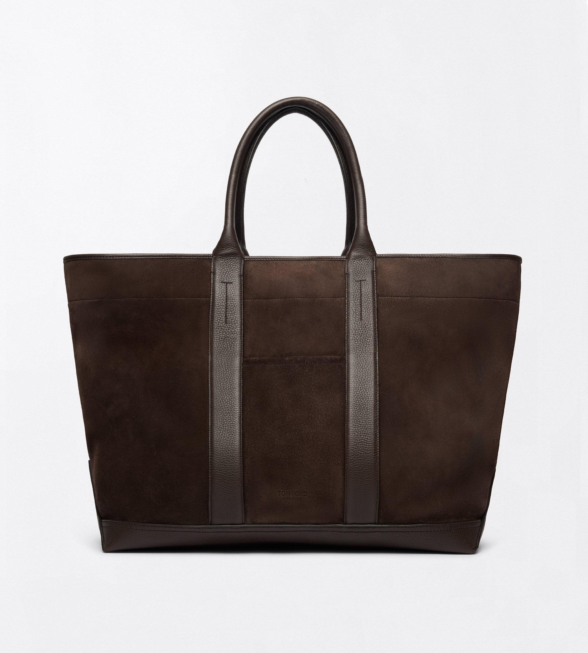 LARGE SUEDE TOTE