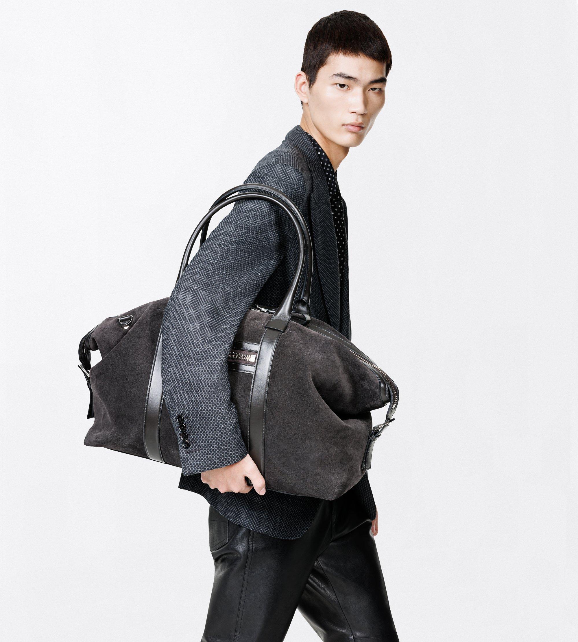 SUEDE BUCKLEY HOLDALL
