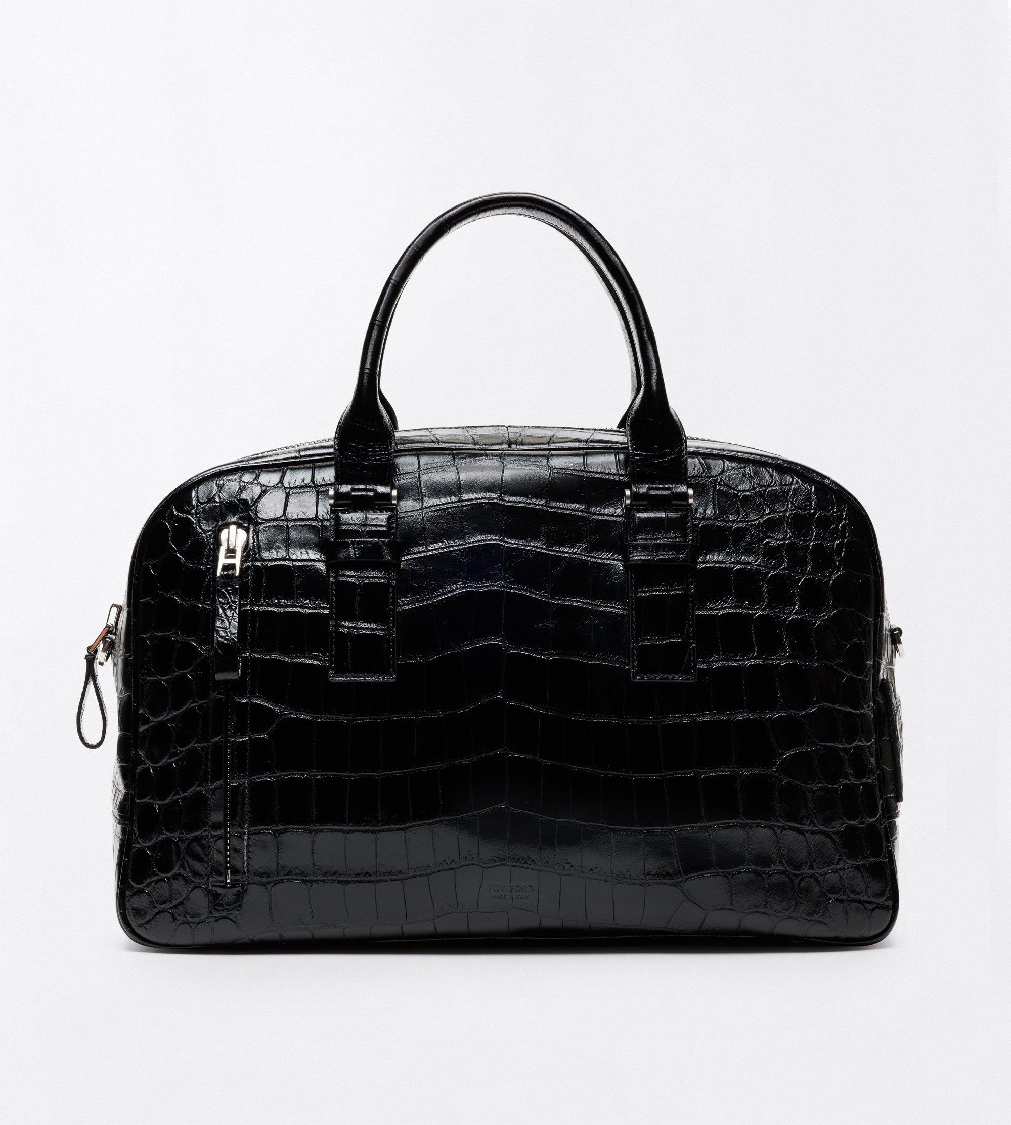 TUMBLED SOFT PRINTED CROC VICTOR BOWLING BAG