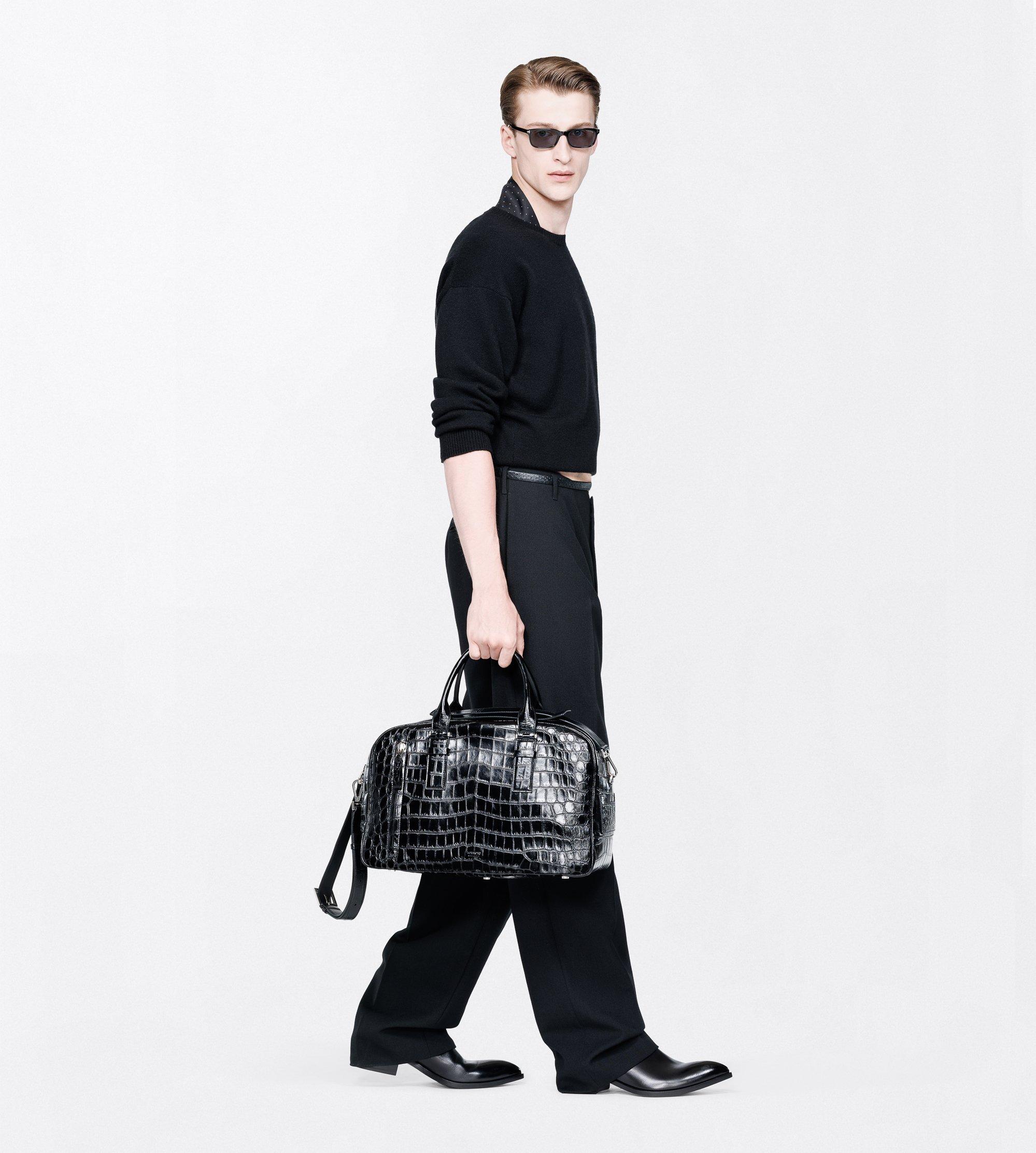TUMBLED SOFT PRINTED CROC VICTOR BOWLING BAG