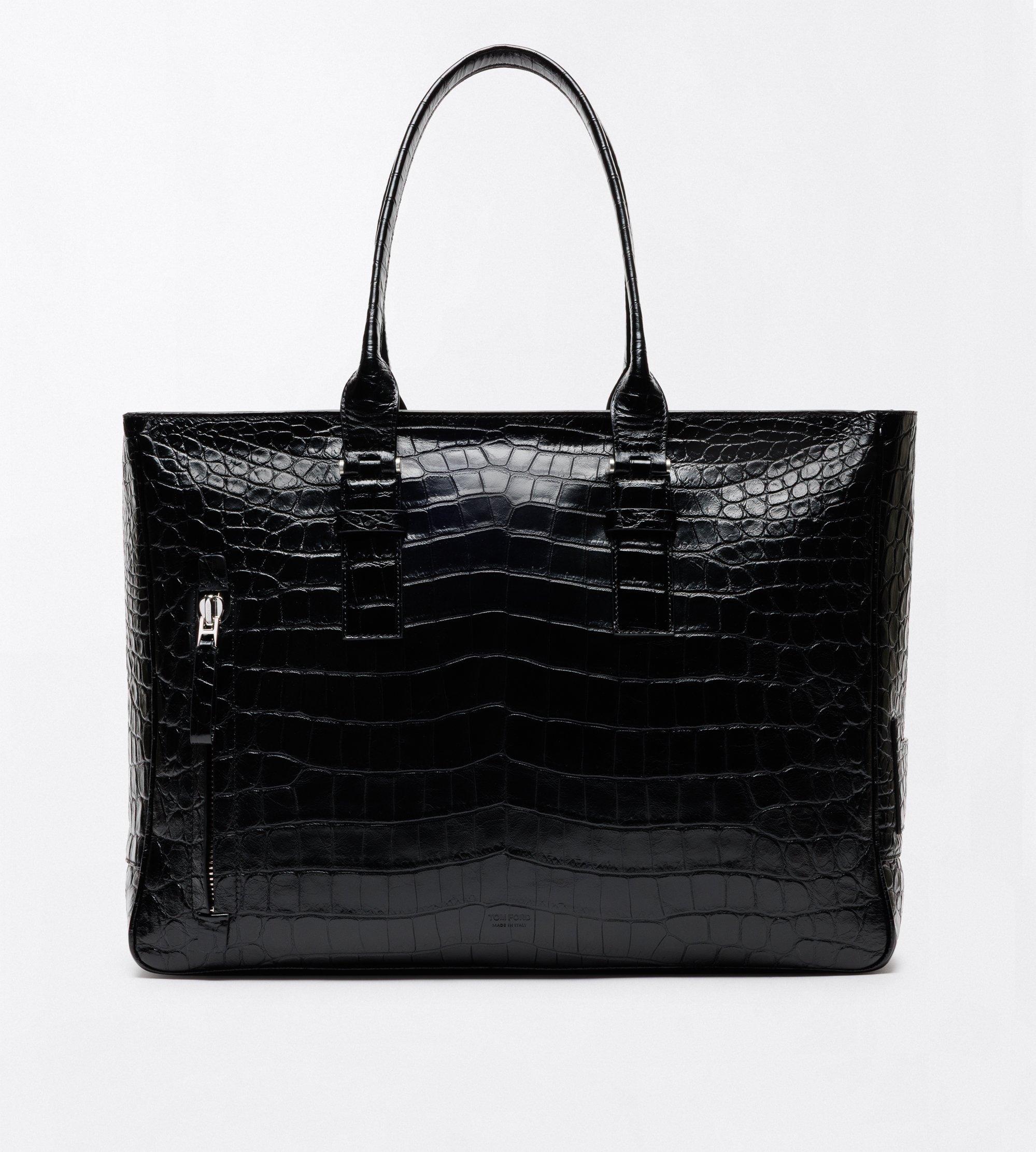 SOFT PRINTED CROC VICTOR TOTE