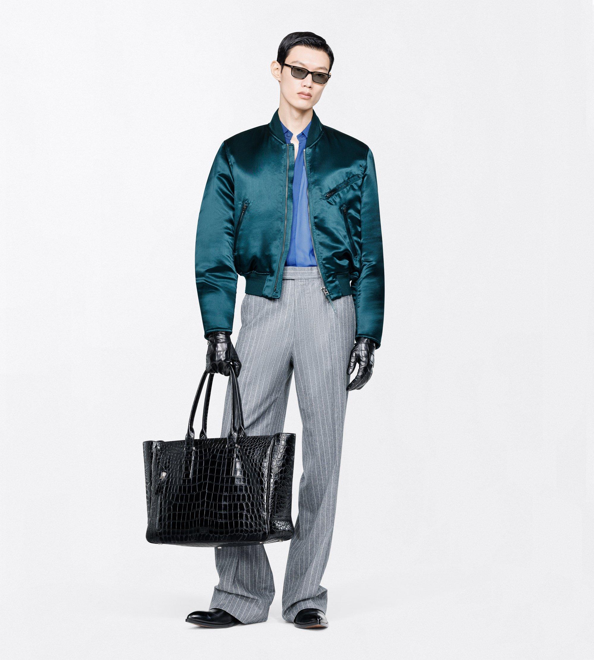 SOFT PRINTED CROC VICTOR TOTE