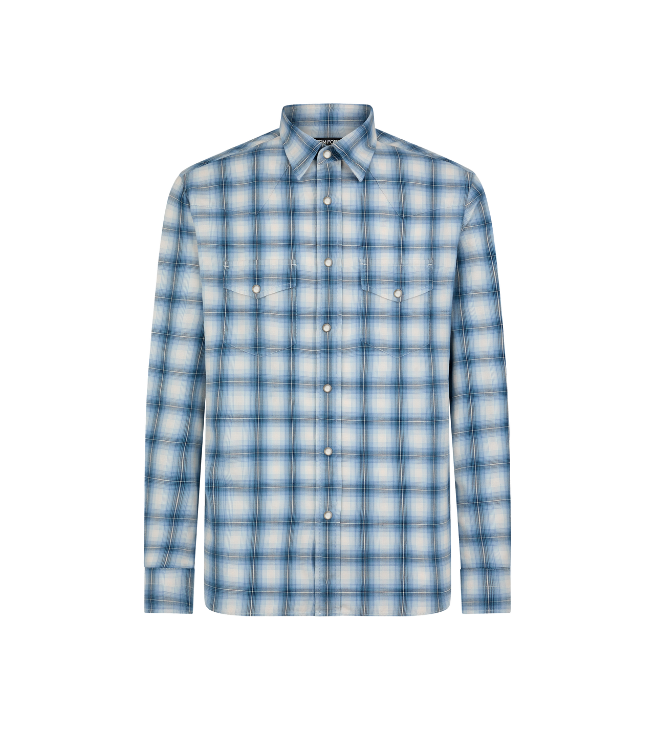 DEGRADE OVERCHECK WESTERN SHIRT | Tom Ford Fashion DEGRADE OVERCHECK WESTERN SHIRT | Tom Ford Fashion