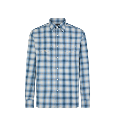 DEGRADE OVERCHECK WESTERN SHIRT image number 0