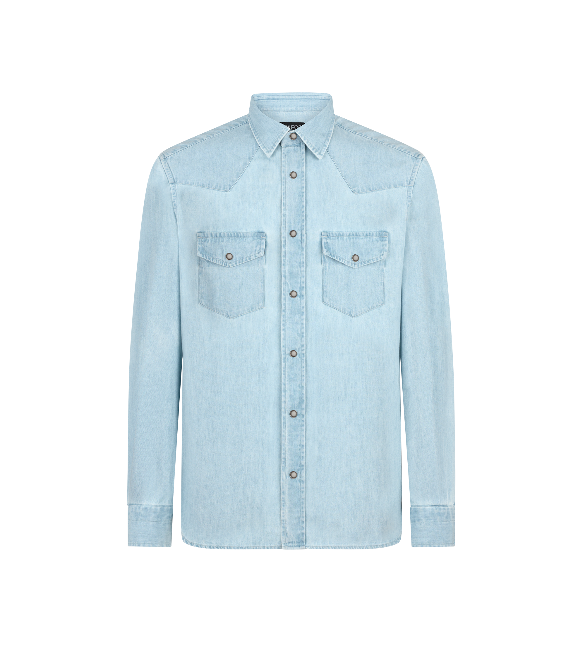 DENIM CHAMBRAY WESTERN SHIRT