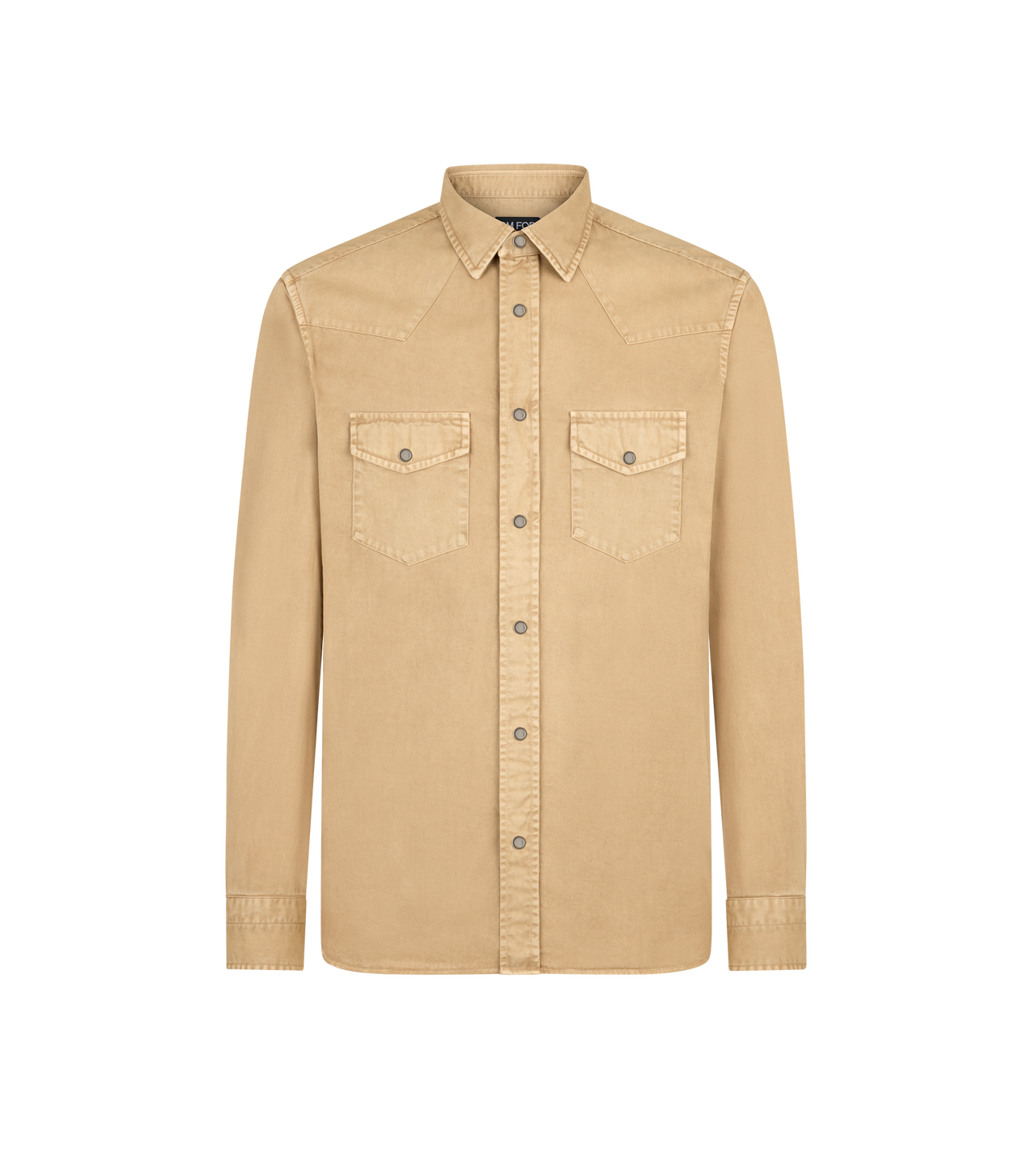 PEACH TWILL WESTERN SHIRT image number 0