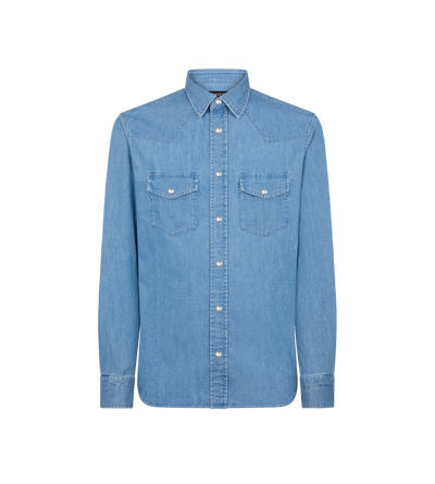 DENIM WESTERN SHIRT image number 0