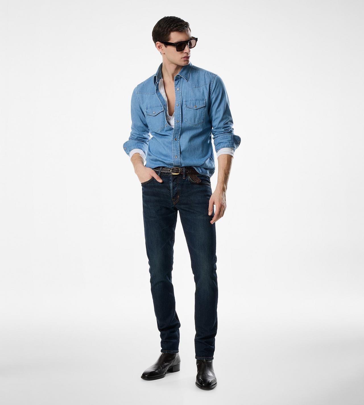 DENIM WESTERN SHIRT image number 1