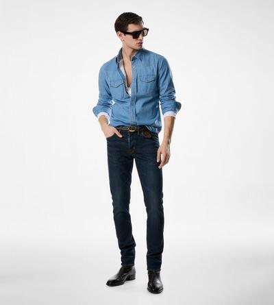 DENIM WESTERN SHIRT image number 1