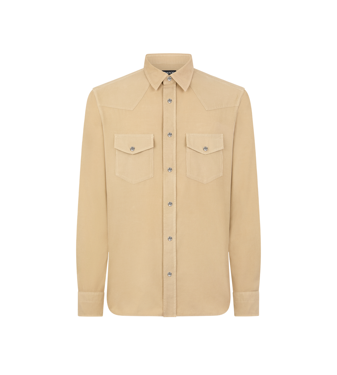 TOM FORD COTTON PEYOTE BABY CORDUROY WESTERN SHIRT