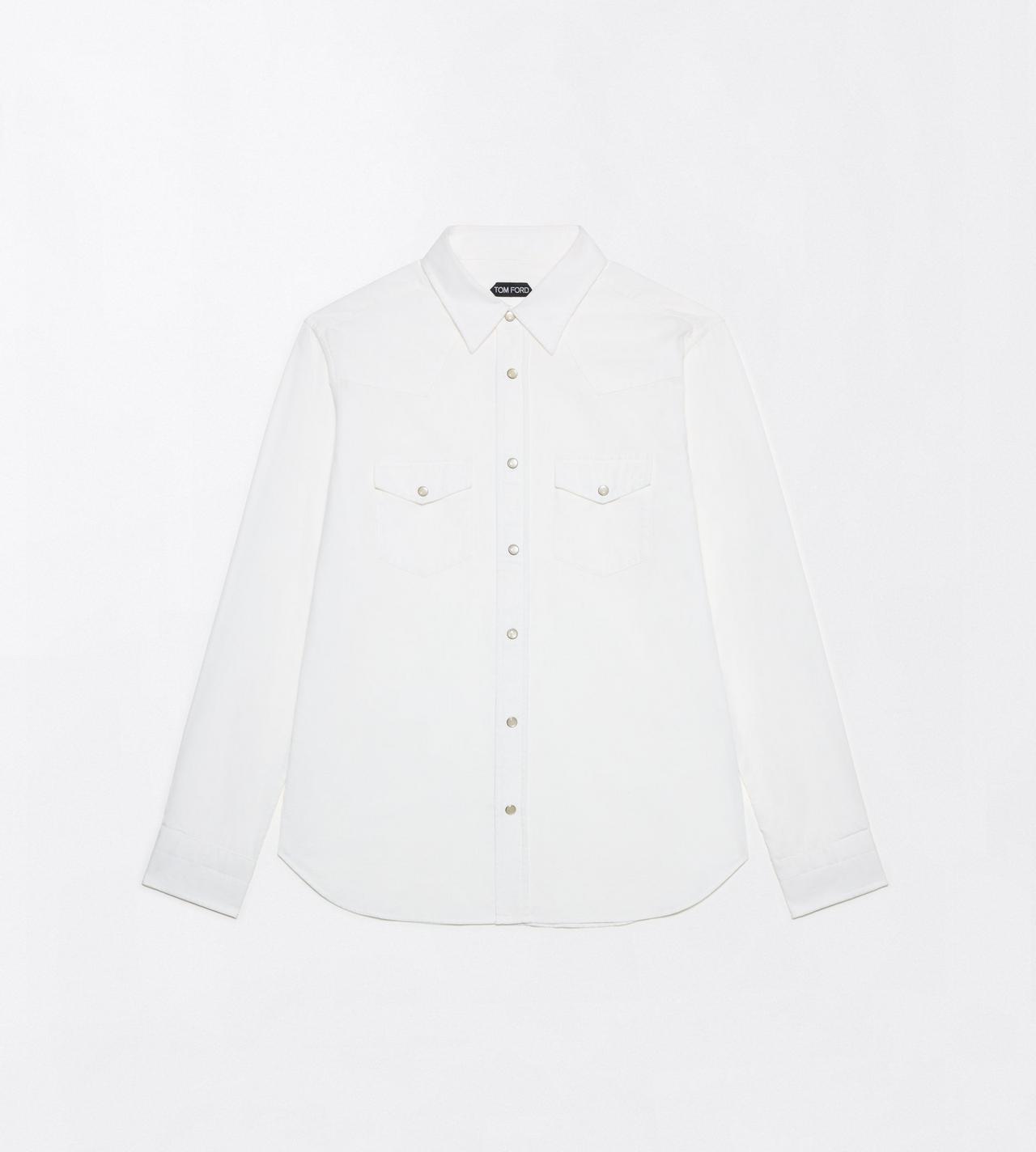 TOM FORD COTTON SUGAR BABY CORDUROY WESTERN SHIRT