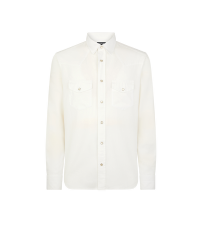 LIGHT TWILL WESTERN SHIRT