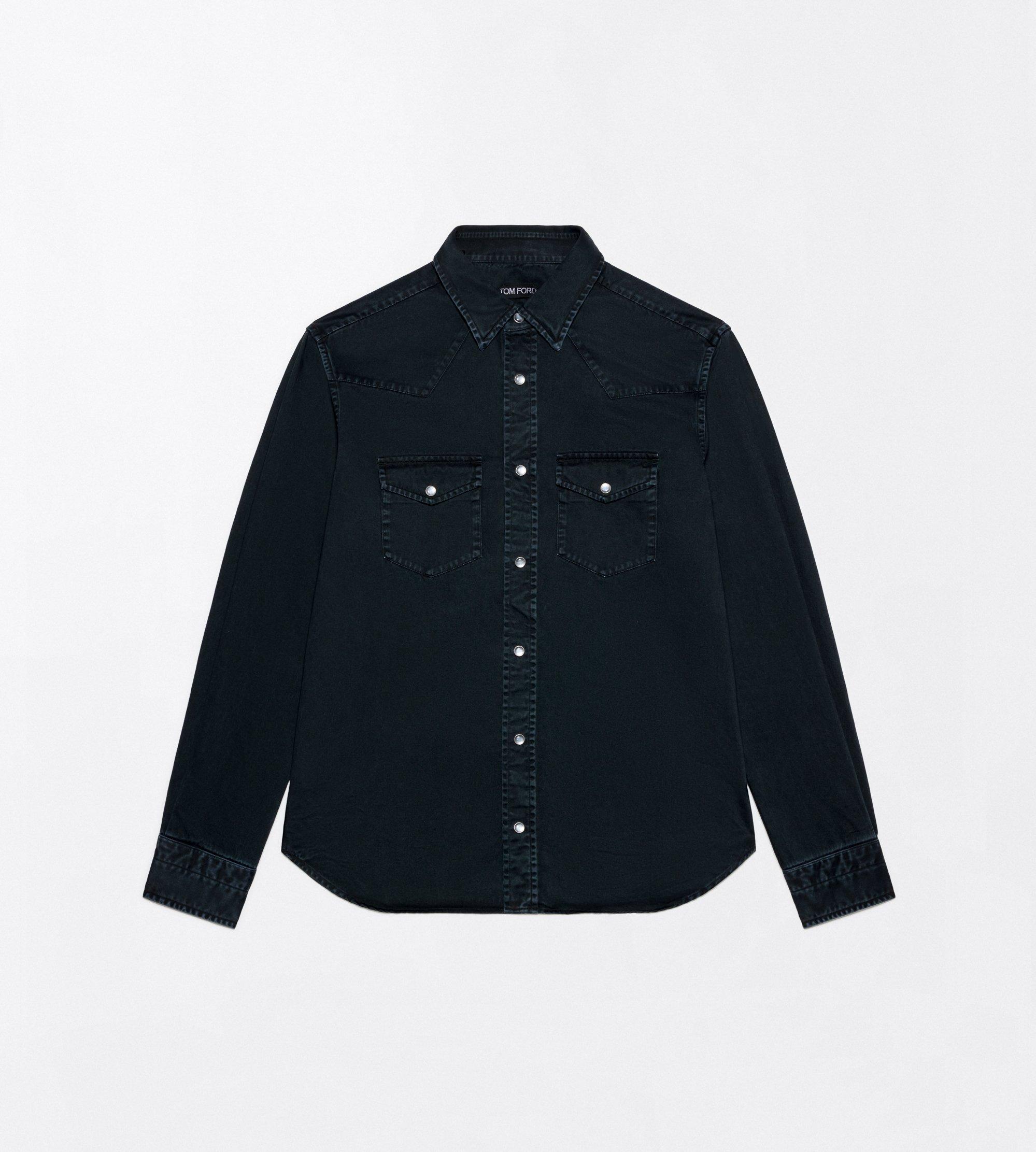 PEACH TWILL WESTERN SHIRT