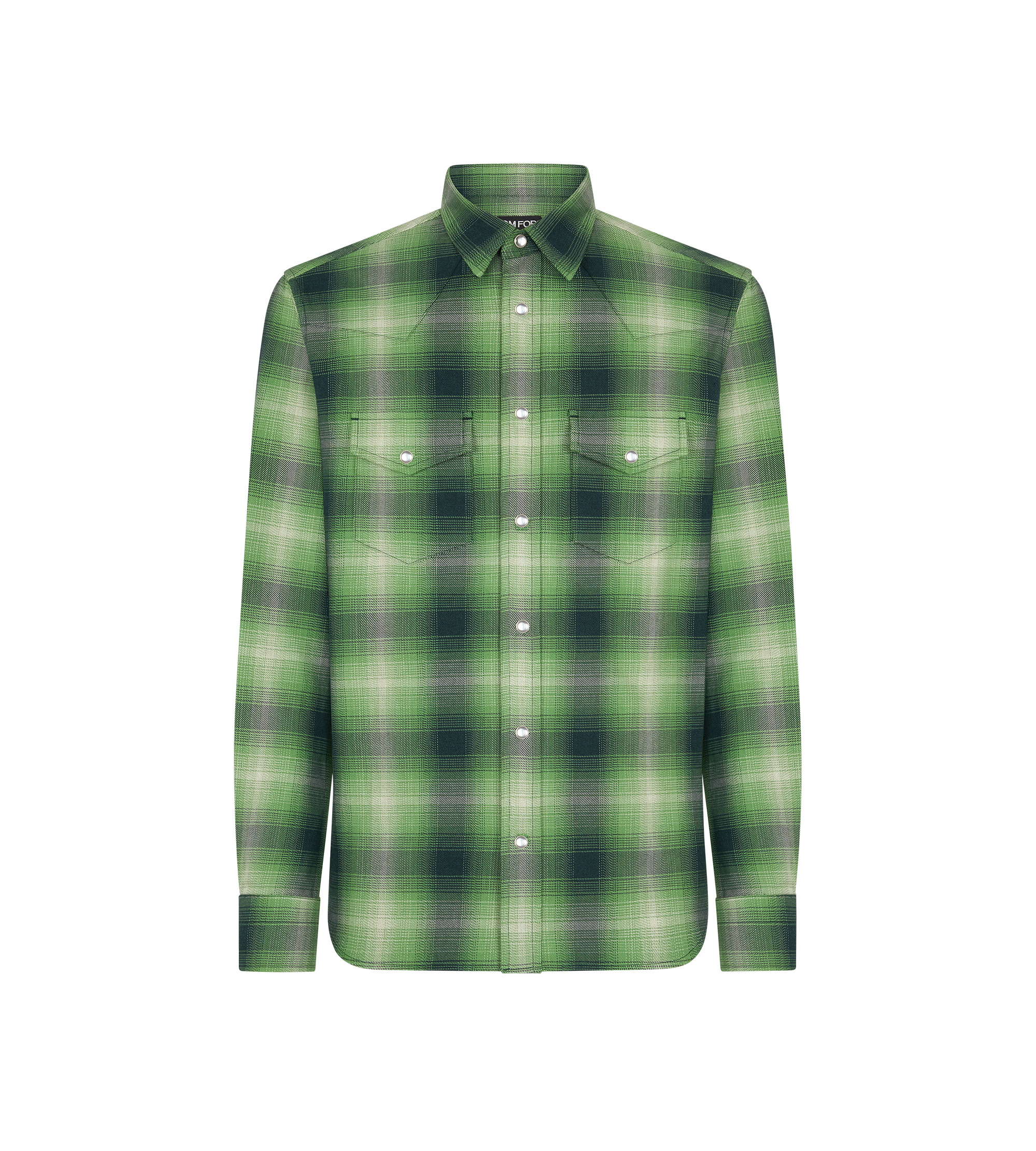 GRAND DEGRADE CHECK WESTERN SHIRT