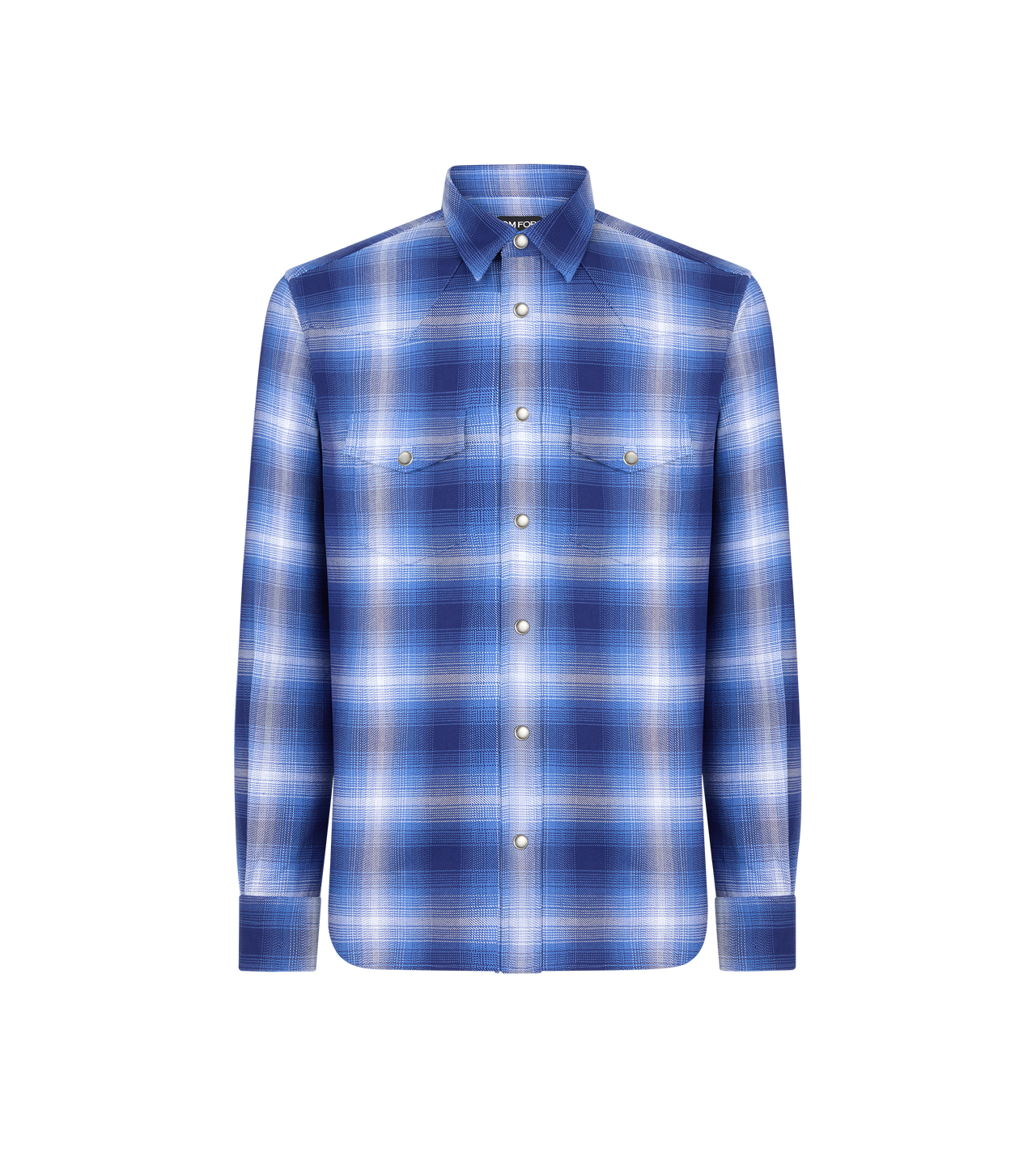 GRAND DEGRADE CHECK WESTERN SHIRT image number 0