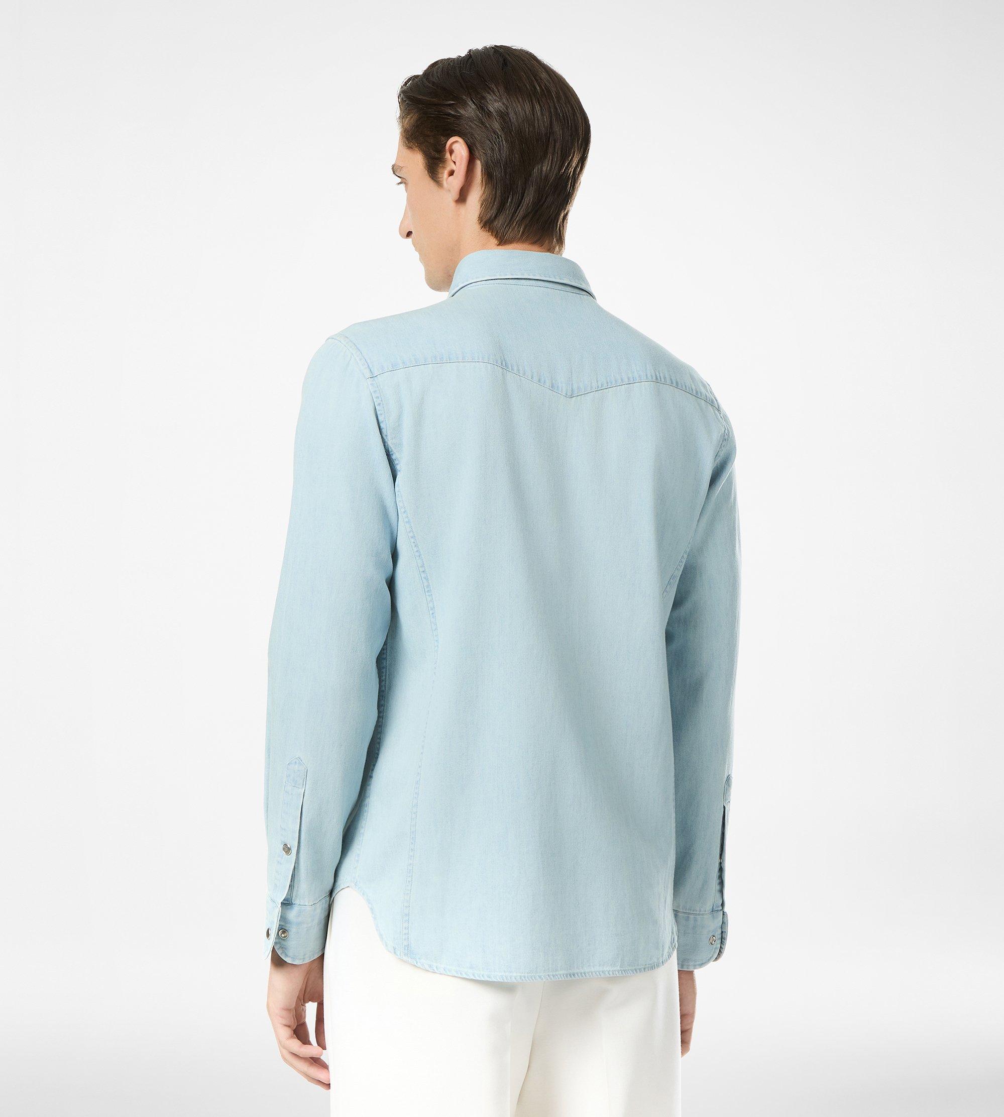 TAMBURINS RATTAN WEAR　BLUE・サンドドーム DENIM CHAMBRAY WESTERN SHIRT | TOM FORD Fashion