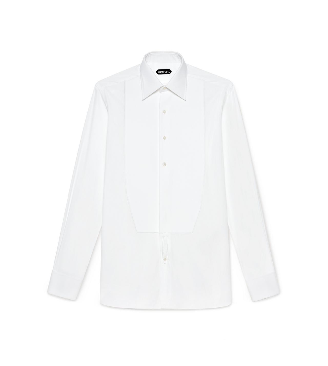 POPLIN CLASSIC FIT EVENING SHIRT image number 0