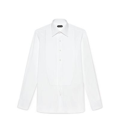 POPLIN CLASSIC FIT EVENING SHIRT image number 0