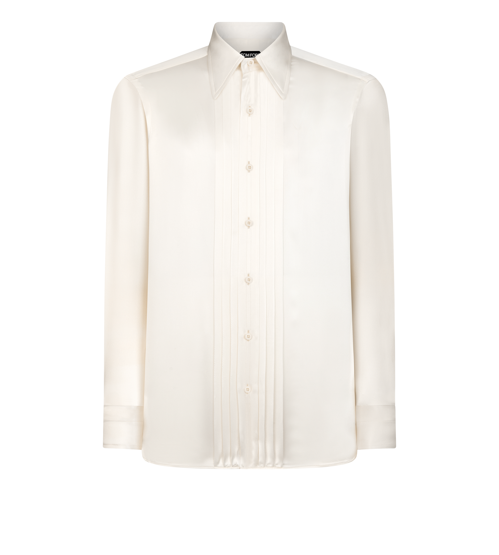SILK CHARMEUSE SLIM FIT SHIRT