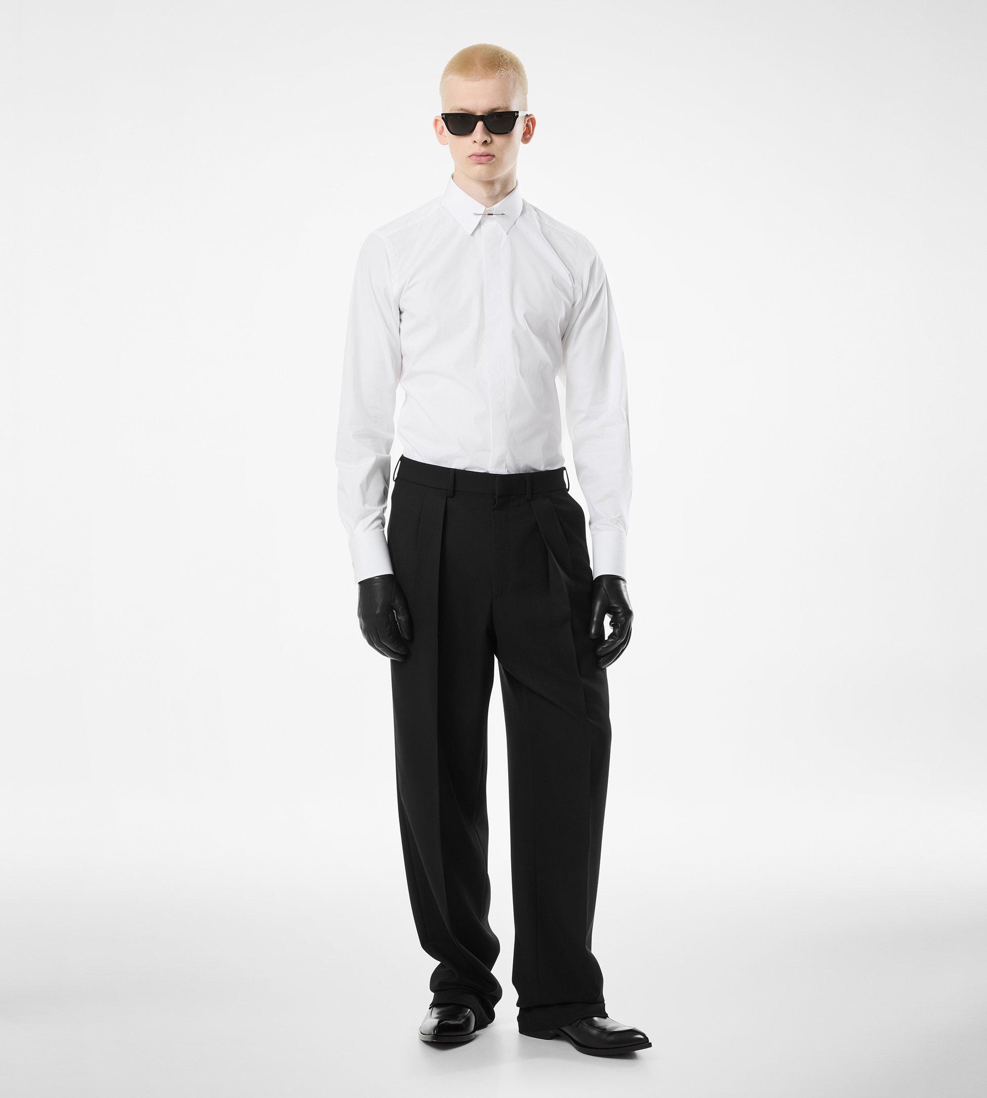 POPLIN METAL BAR SHIRT