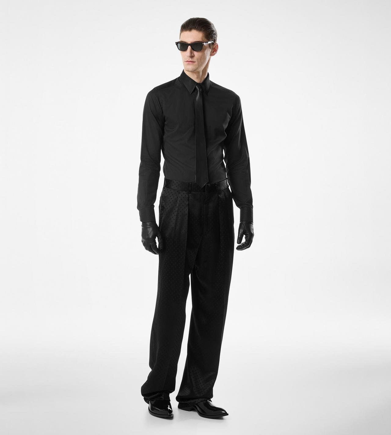 COTTON SILK CLASSIC FIT SHIRT image number 4