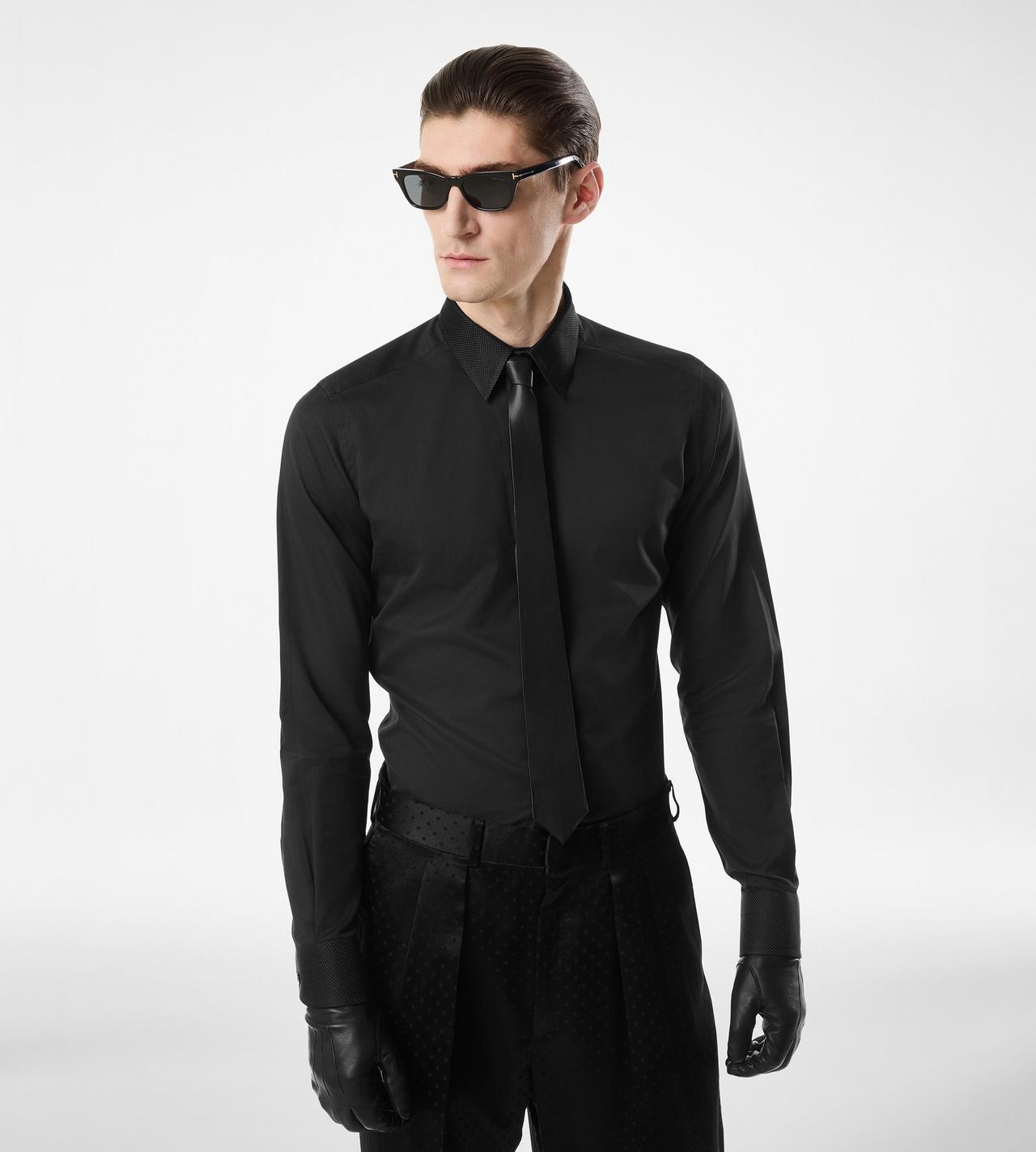 COTTON SILK CLASSIC FIT SHIRT image number 2