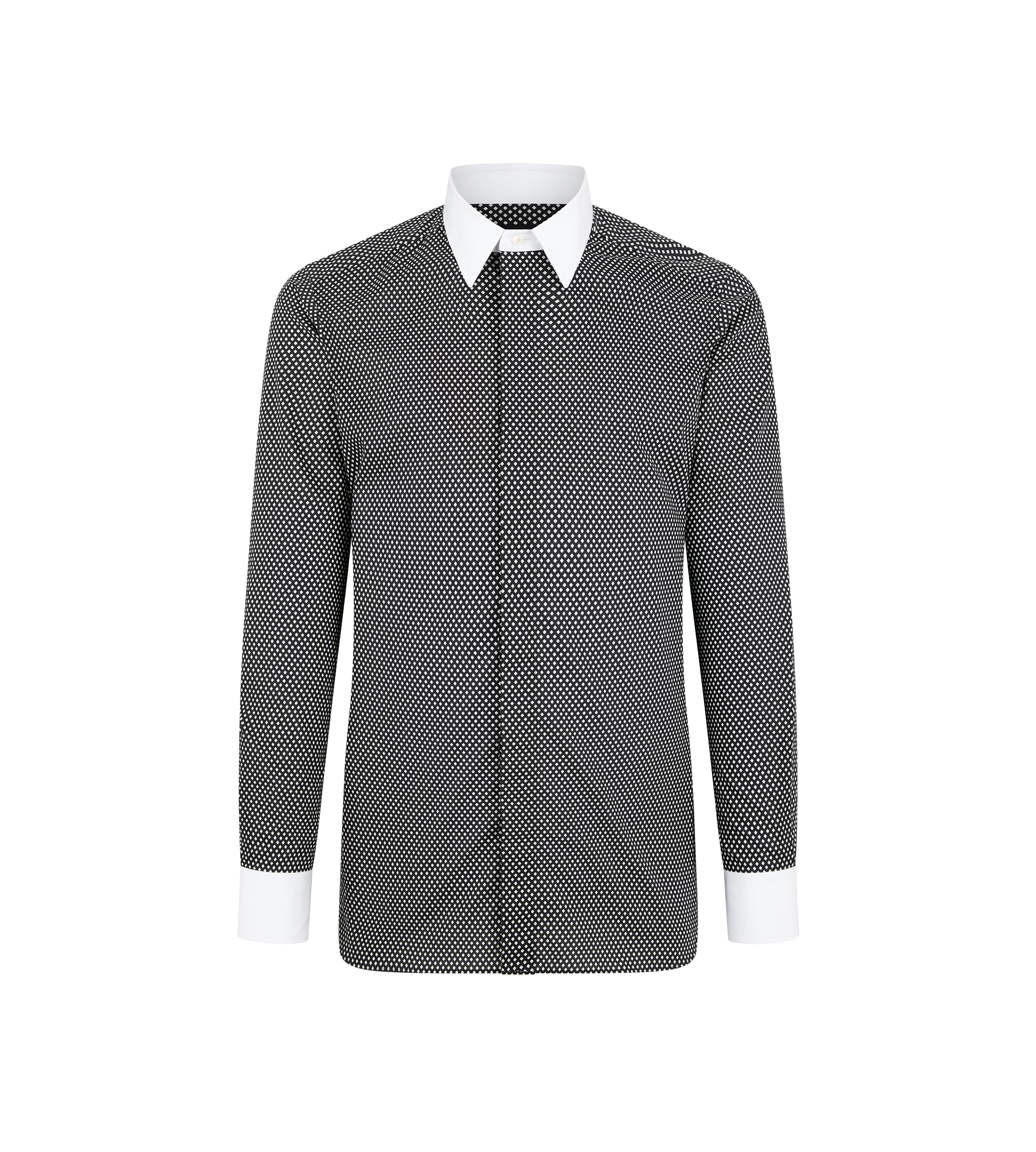 DIAMOND PRINT COTTON CLASSIC FIT SHIRT
