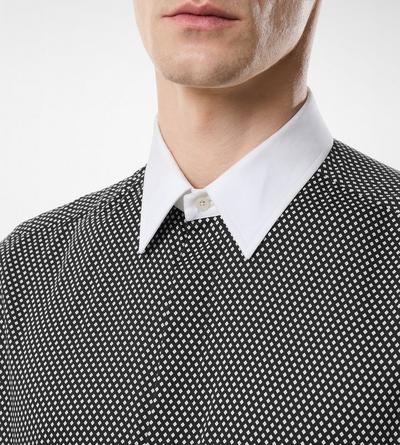 DIAMOND PRINT COTTON CLASSIC FIT SHIRT image number 1