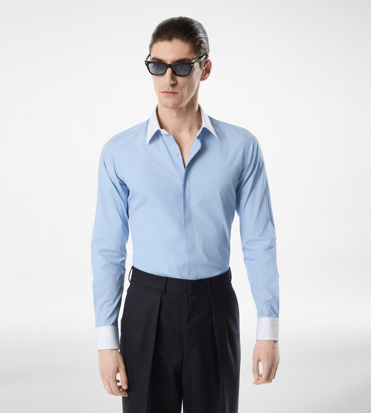 POPLIN CLASSIC FIT SHIRT image number 2