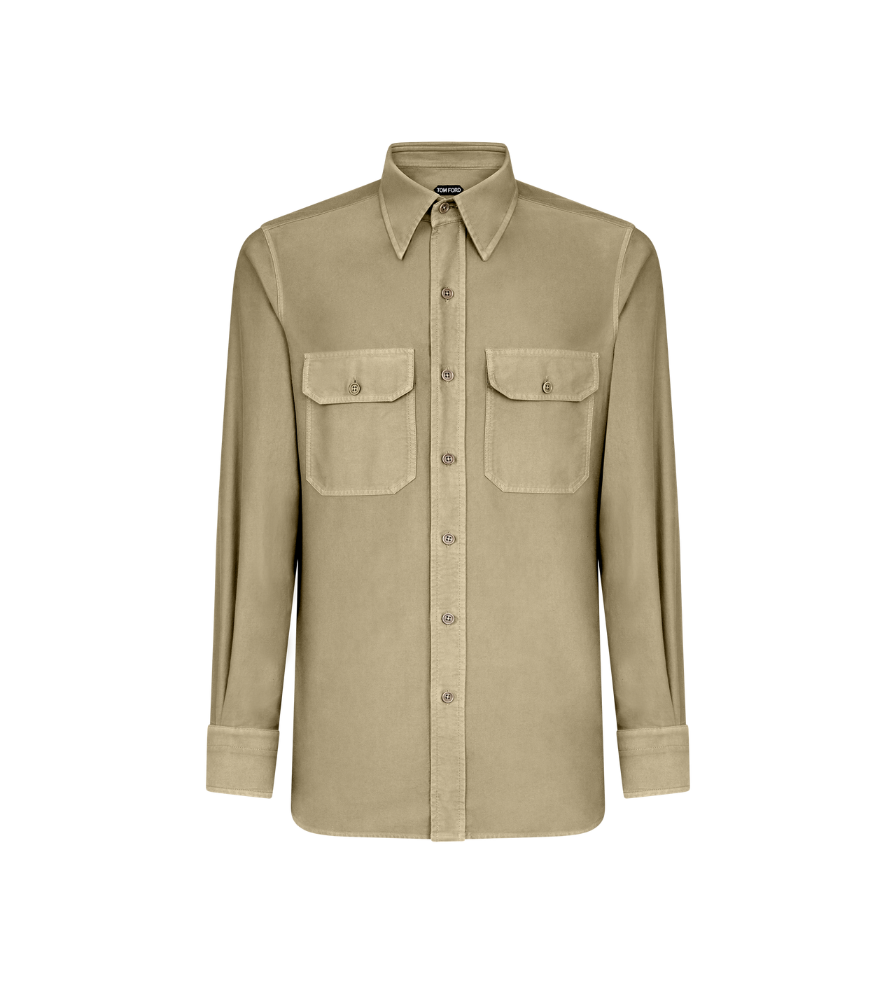 LIGHT MOLESKIN MILITARY FIT SHIRT image number 0