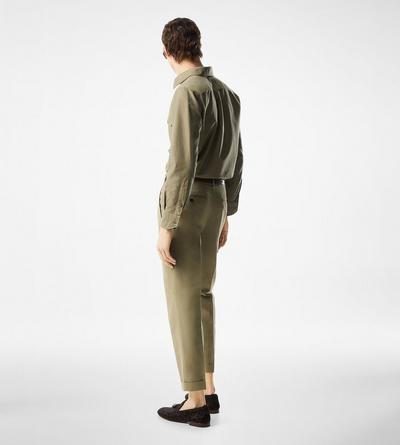 LIGHT MOLESKIN MILITARY FIT SHIRT image number 2