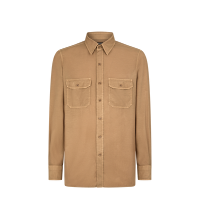 FLUID TWILL MILITARY FIT SHIRT image number 0