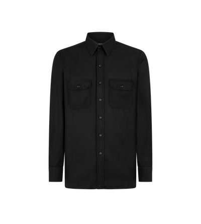 FLUID TWILL MILITARY FIT SHIRT image number 0