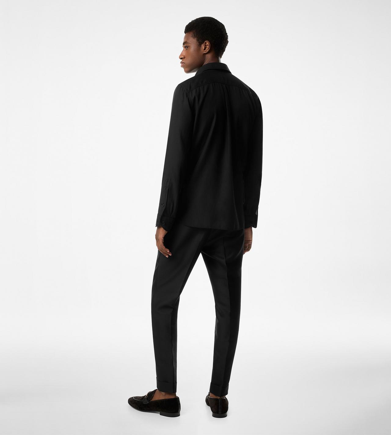 FLUID TWILL MILITARY FIT SHIRT | Tom Ford Fashion