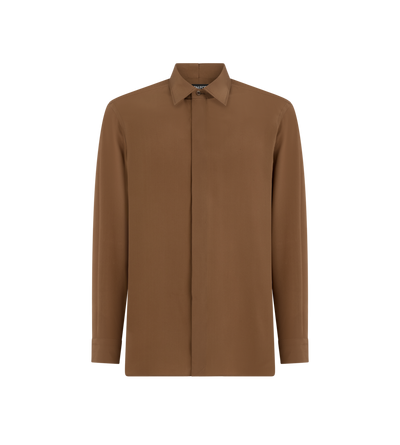 SILK FLUID FIT SHIRT image number 0