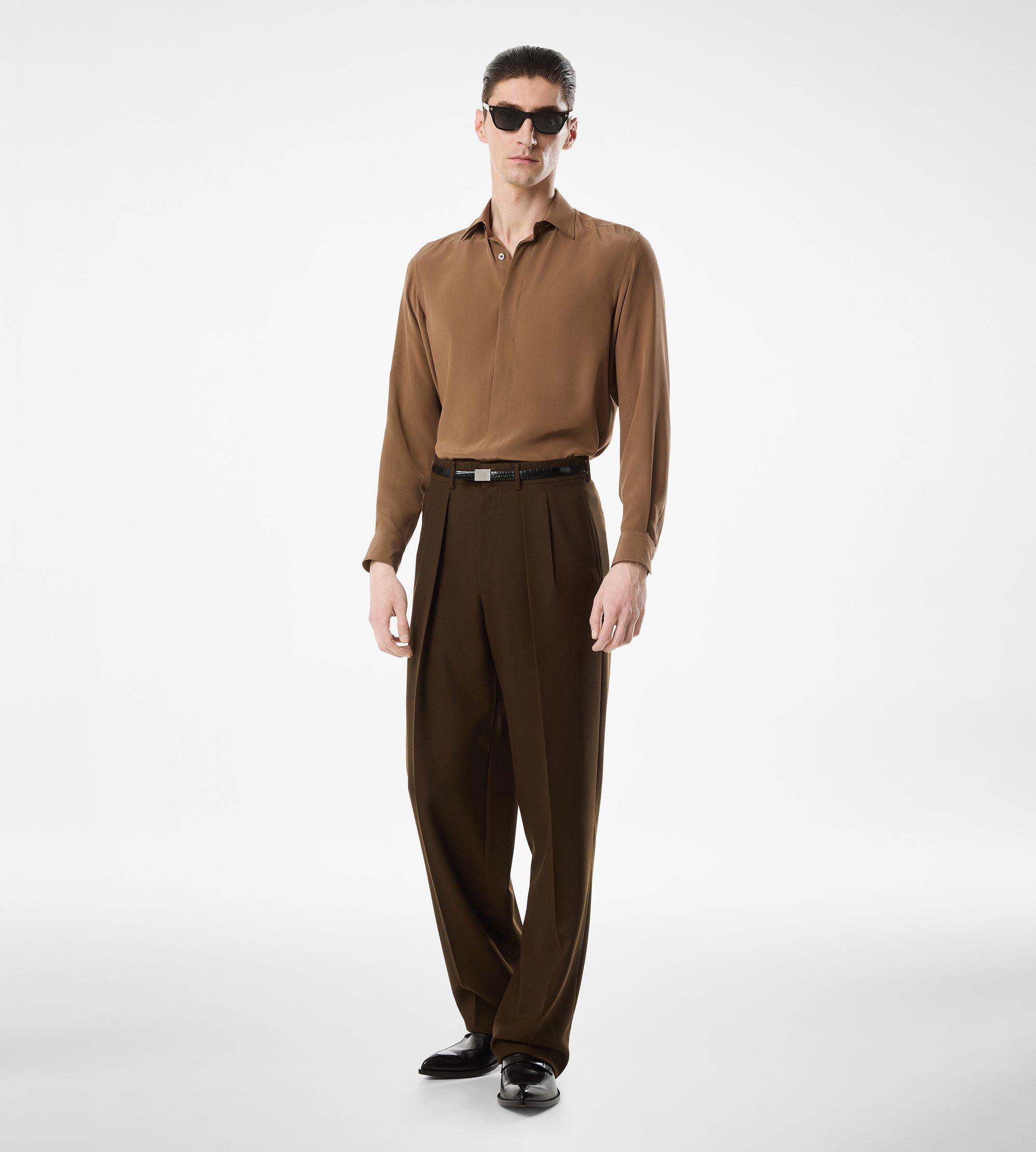 SILK FLUID FIT SHIRT
