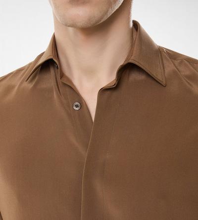 SILK FLUID FIT SHIRT image number 1