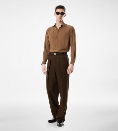 SILK FLUID FIT SHIRT image number 2