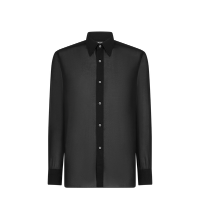 COTTON VOILE FLUID FIT SHIRT