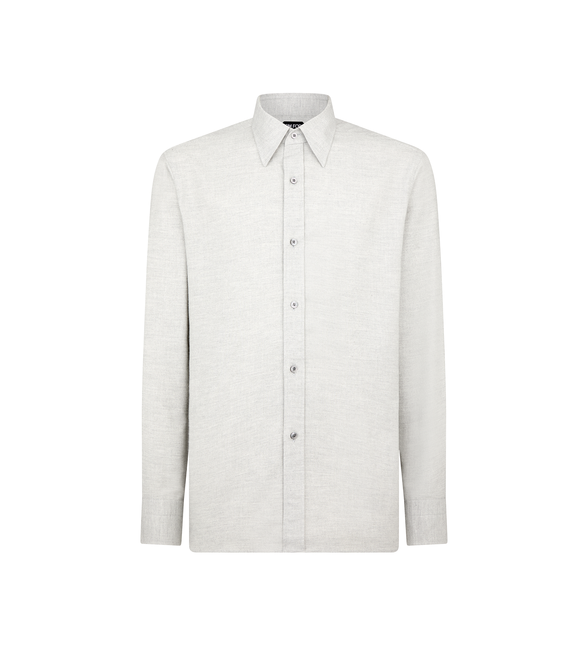 CASHMERE MELANGE FLUID FIT SHIRT