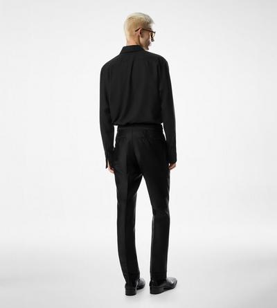 COTTON CASHMERE FLUID FIT SHIRT image number 2