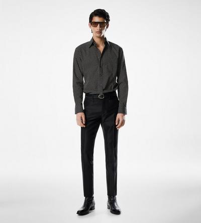 MICRO POIS VOILE FLUID FIT SHIRT image number 1