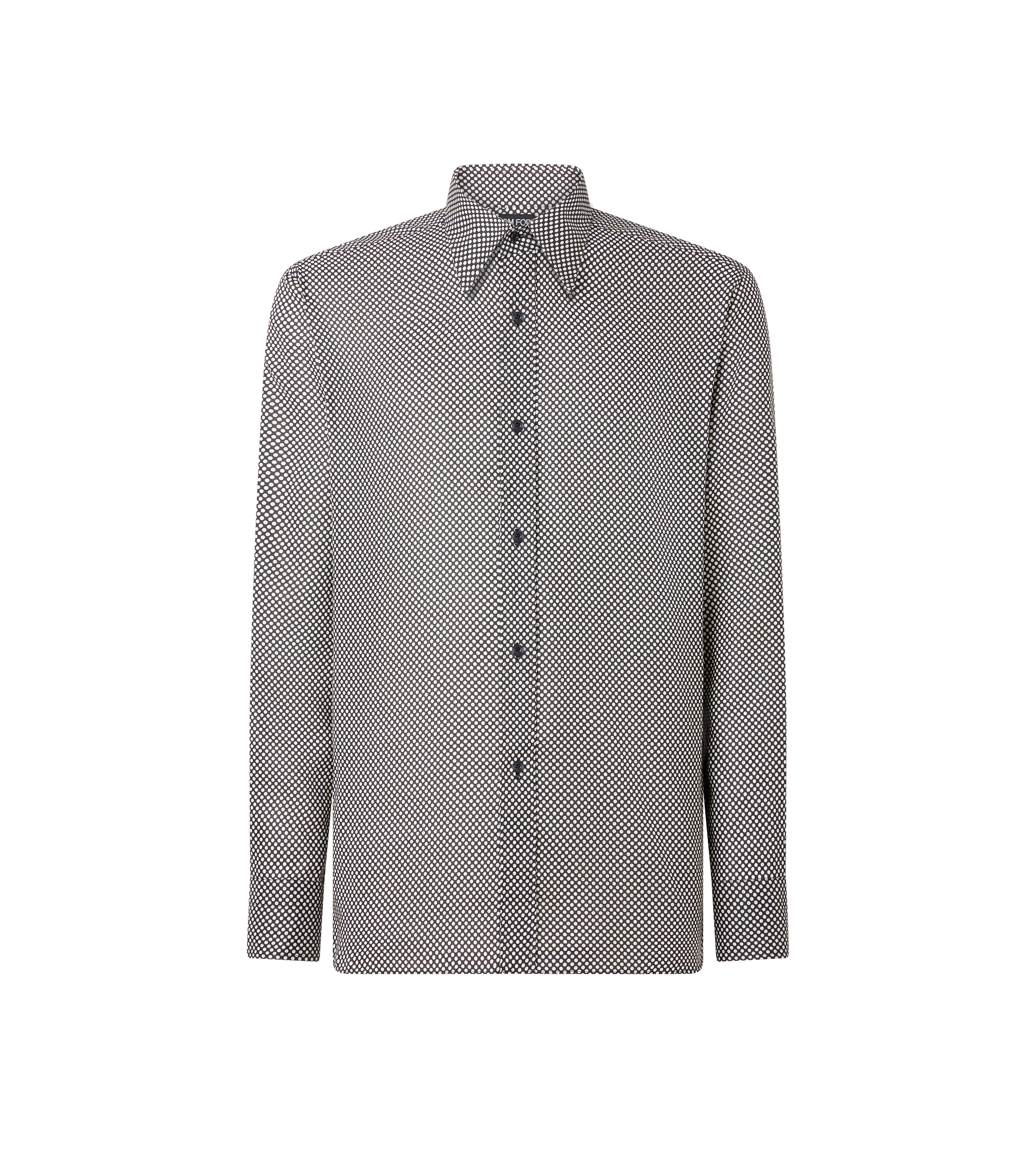 POLKA DOT FLUID FIT SHIRT