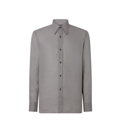 POLKA DOT FLUID FIT SHIRT image number 0