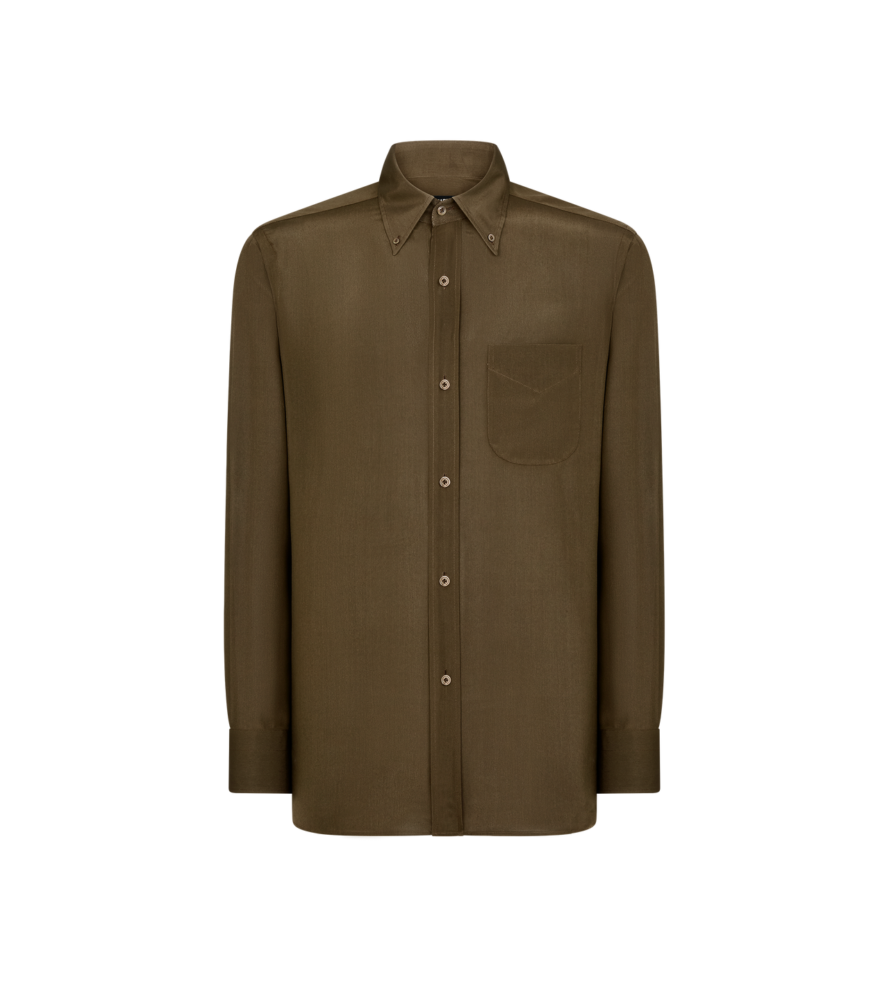 CREPE SATIN FLUID FIT SHIRT image number 0