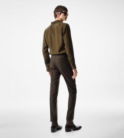 CREPE SATIN FLUID FIT SHIRT image number 2