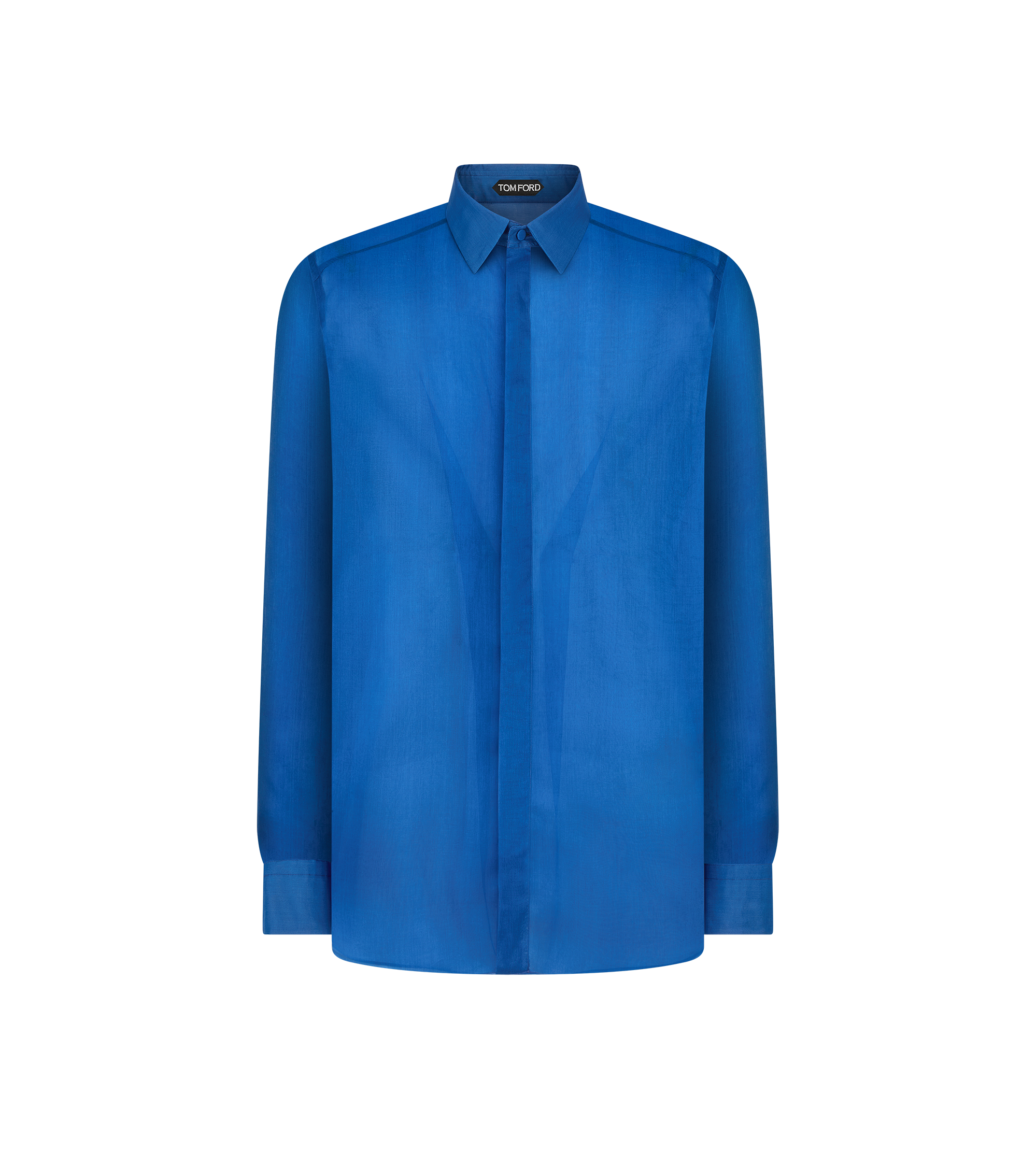 WASHED CHIFFON FLUID FIT SHIRT