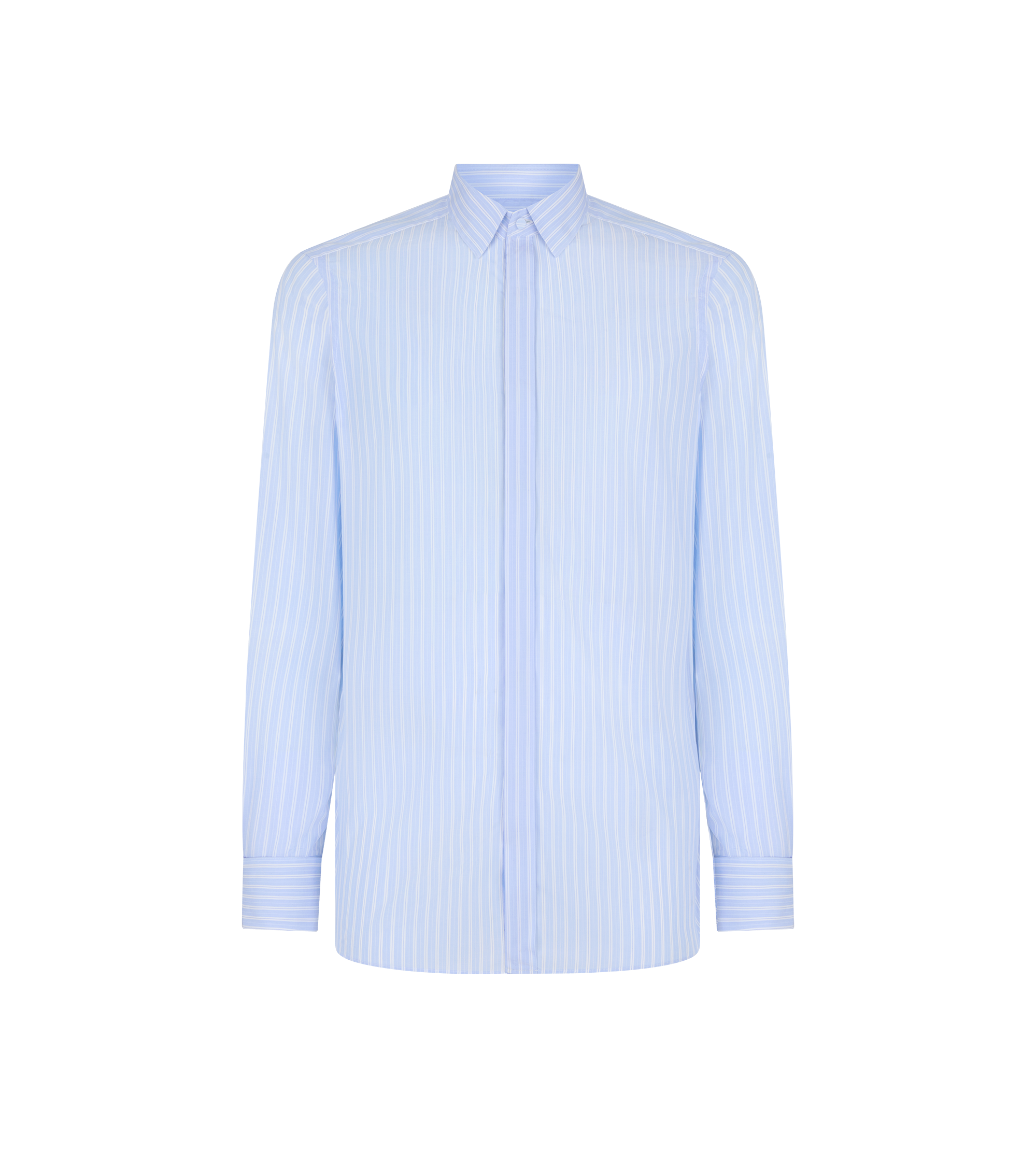 CHEMISE RAY&Eacute;E COUPE CLASSIQUE EN SERG&Eacute;