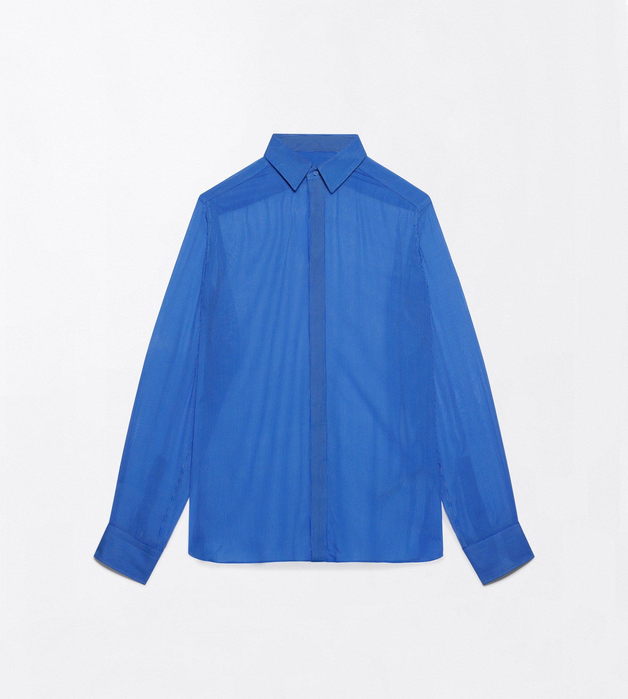 ORGANZA TINY STRIPE CLASSIC FIT SHIRT